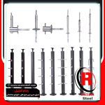 یراق آلات و اتصالات نرده کابلی پله