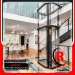 نمای شیشه ای آسانسو شیشه ای