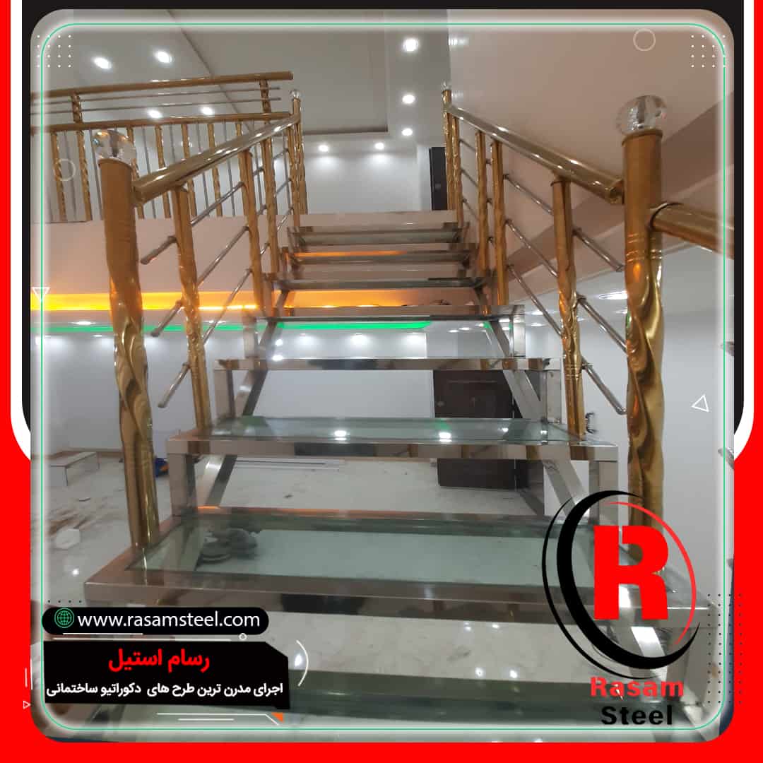 پروژه ساخت راه پلله استیل مغازه