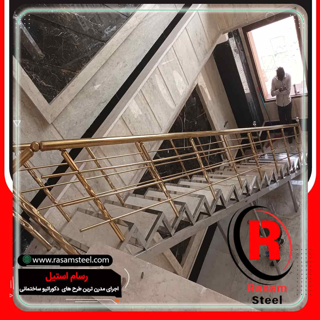 پروژه ساخت راه پلله استیل مغازه