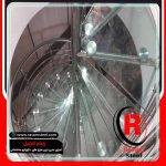 قیمت ساخت و نصب راه پله مارپیچ حول محور