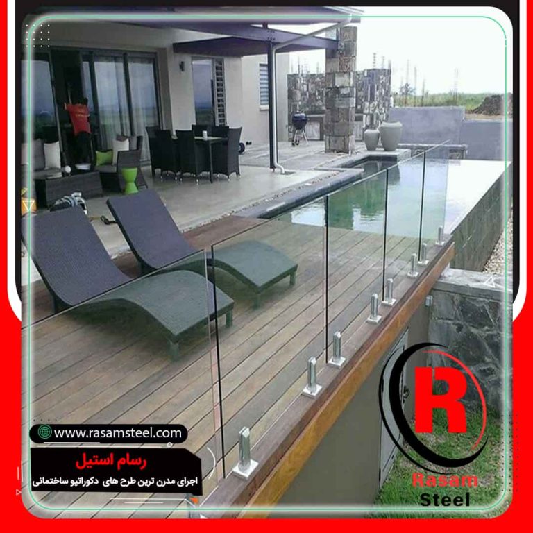 قیمت ساخت هندریل شیشه ای اسپیگات