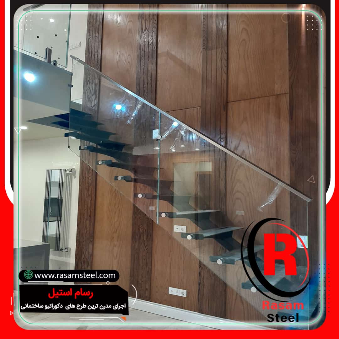 پروژه ساخت راه پله تک محور فلزی